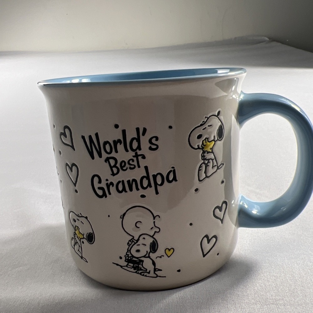 World's Best Grandpa Charlie Brown & Snoopy